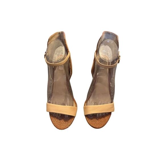 Anthropologie nude Women's Strappy Sandals Size 7.5 - Picture 5 of 9